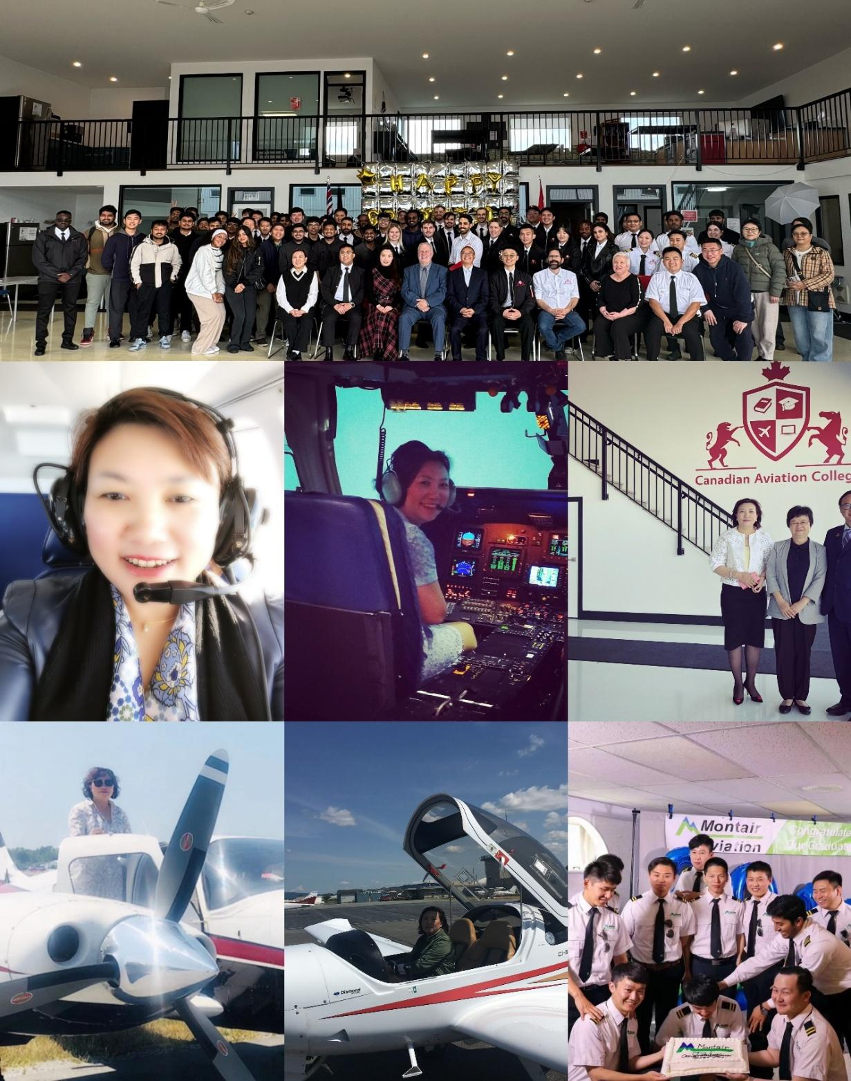 Aviation education and training background