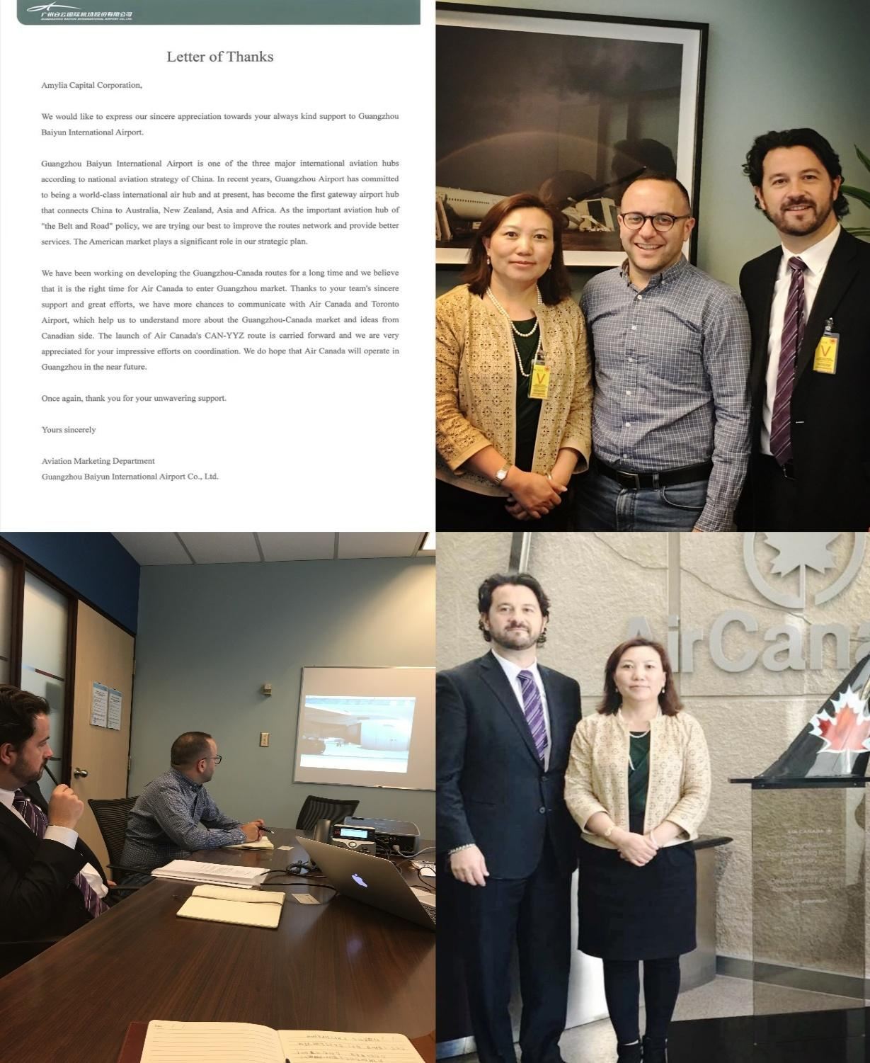 Canada-China aviation route coordination